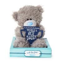 7" World's Best Daddy Trophy Me to You Bear Extra Image 1 Preview